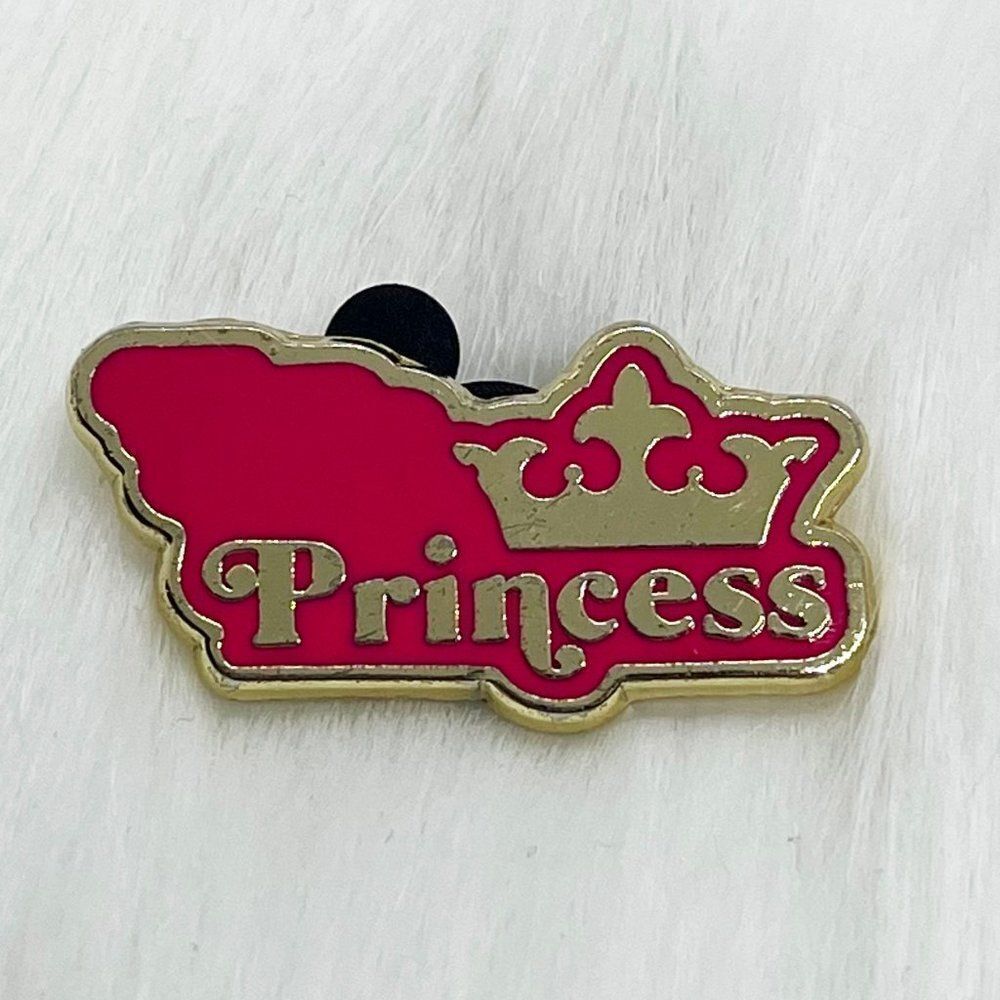 🔮 5/$25 Disney Pink Princess With Crown Pin‎